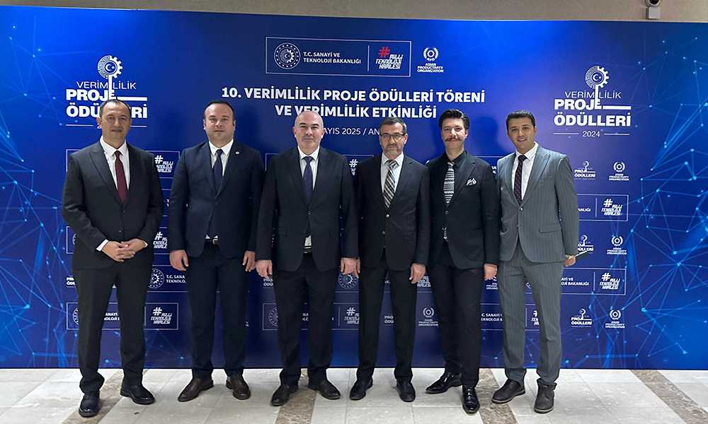 Sanayi ve Teknoloji Bakanlığı 10. Verimlilik Proje Ödülleri Töreni’nde Yerimizi Aldık!